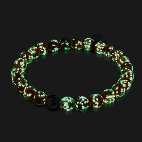 Pourpre | Argent sterling .925 | Bracelet Verre Luciole